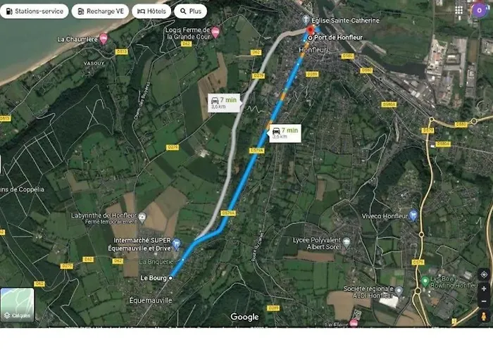 Le Jungle 7Pers, Parking, 10Min Honfleur شقة