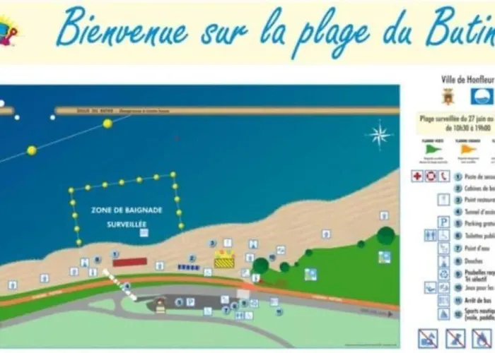 شقة Le Jungle 7Pers, Parking, 10Min Honfleur *